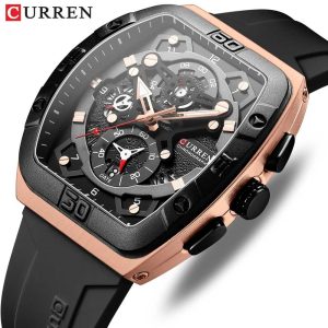 curren costly waterproof watch for men – cu8443g-b