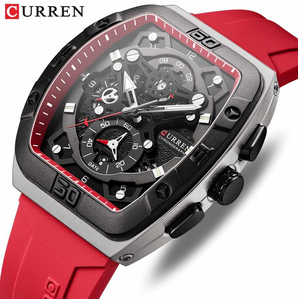 curren trending waterproof watch for men – cu8443g-c