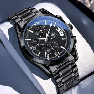 olevs luxury waterproof watch for men – ol2987m-1