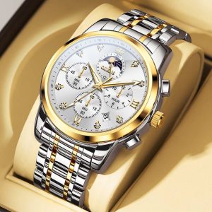 olevs unique waterproof watch for men – ol3655m-5