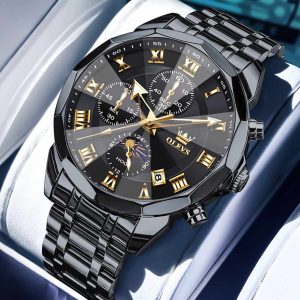 olevs luxury brand waterproof watch for men – ol3675m-1