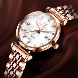 olevs fancy waterproof watch for women – ol5536l-4
